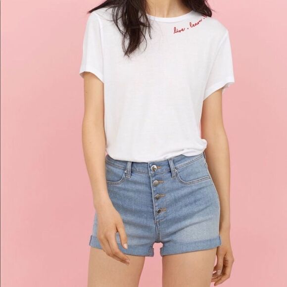 ✨HP✨H&M Divided Taille Haute Shorts✨ - Picture 4 of 5